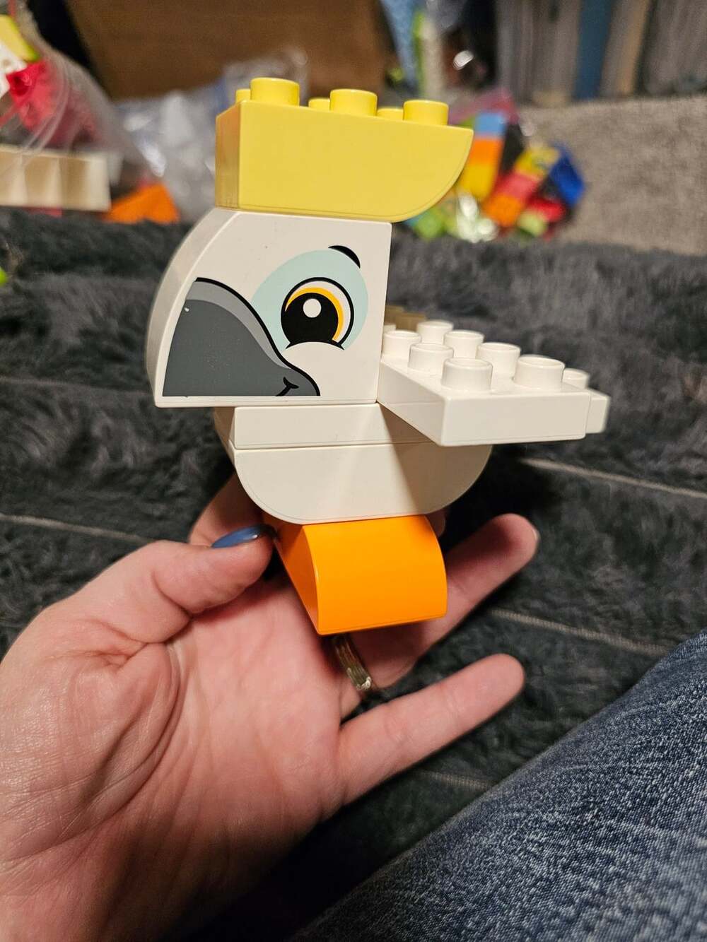 Lego Duplo Animal Train Bird Parrot Building Toy